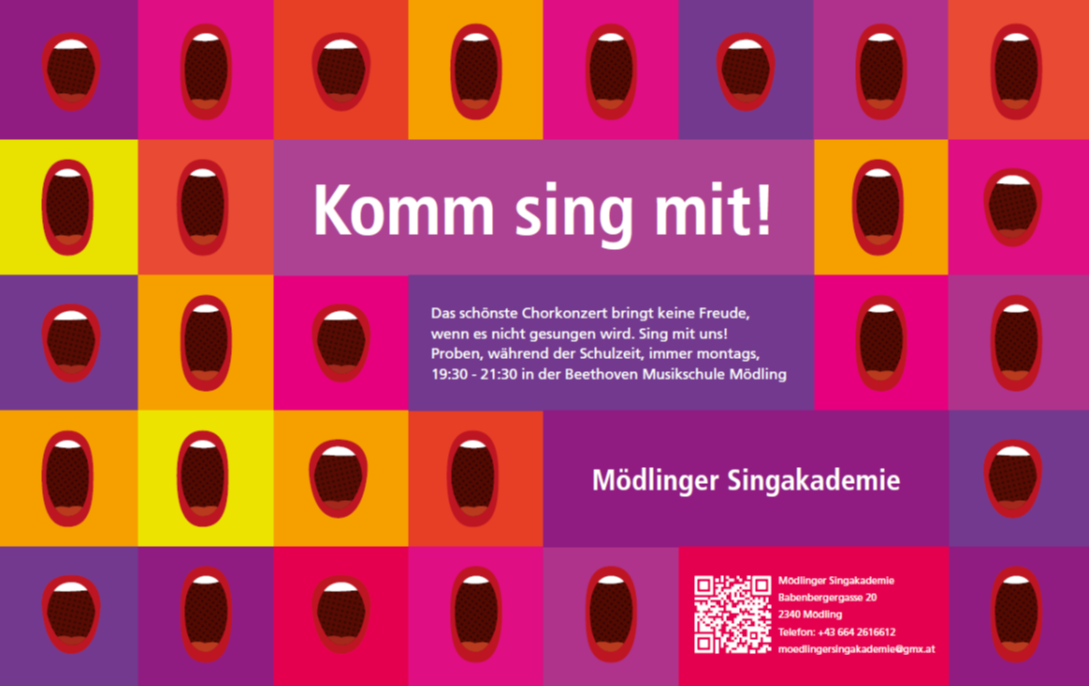 Sing mit – Aufruf zur Probenteilnahme